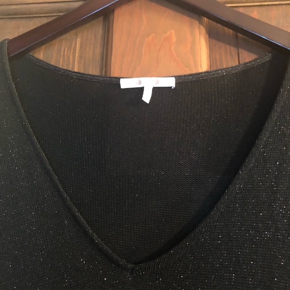 🥳B-DAY SALE❤️NWOT THREE DOTS Sparkle Semi Sheer Tunic - Picture 6 of 10